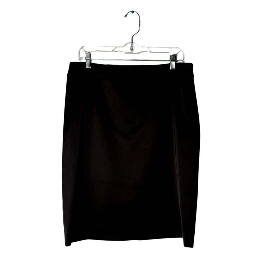Tadashi Collection Black Knee-Length Pencil Skirt Size 12 Office Formal Wear